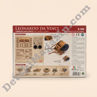 модел за сглобяване da Vinci Mechanical Drum