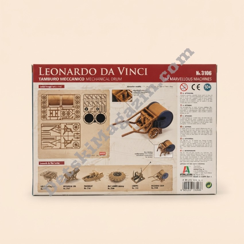 модел за сглобяване da Vinci Mechanical Drum