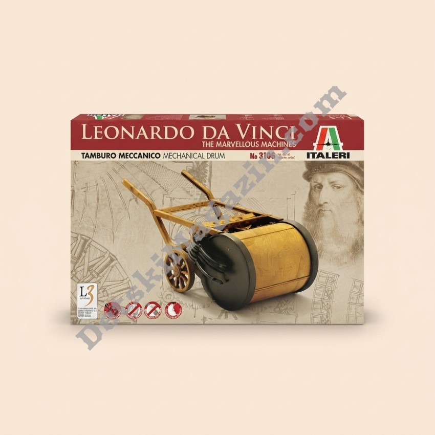 модел за сглобяване da Vinci Mechanical Drum