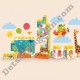 Бебешки пъзел с конструктор Lisciani Carotina Baby 3D любими животни