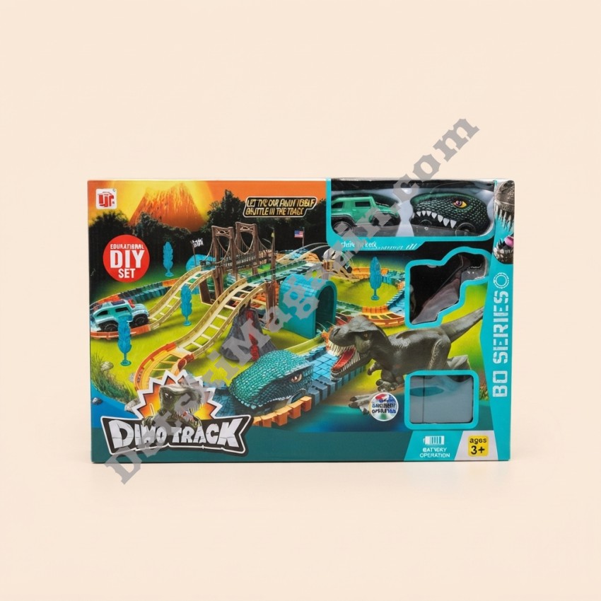 Детска писта динозавър и две коли Dino Track 