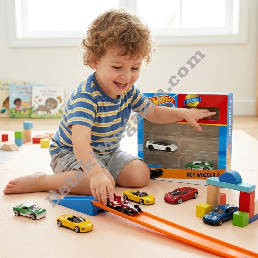 Детски комплект от 8 колички Hot Wheels
