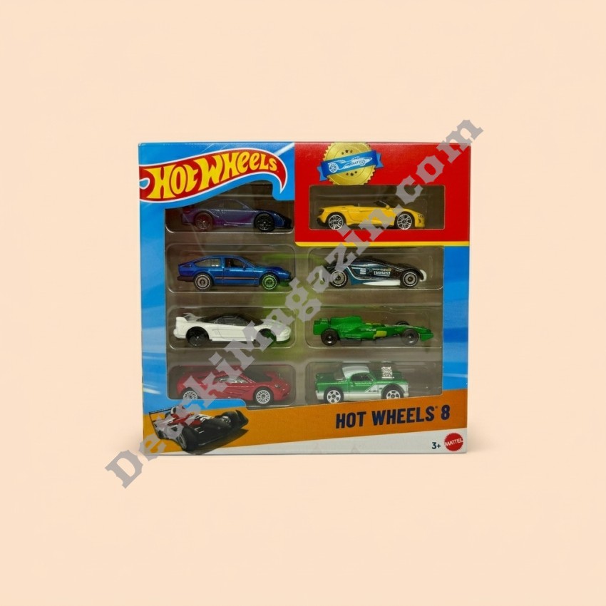 Детски комплект от 8 колички Hot Wheels