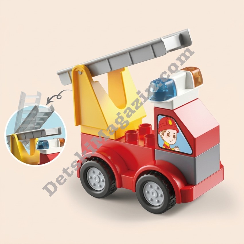 Конструктор Feelo Car Series Fire Truck